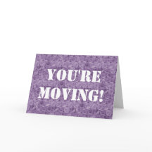 紫色のバブルラップ引っ越し祝いパーティー