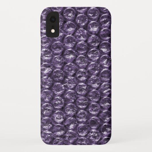 紫色のバブルラップ Case-Mate iPhoneケース (裏面)