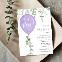 紫色のバポップ・アートのルーンベーモダンビーシャワーの準備ができている