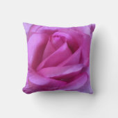 紫色のバラの花の写真シンプルモダンはっきりした クッション (正面)