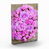 紫色のバラ花束 フォトブロック (左)