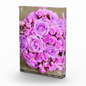 紫色のバラ花束 フォトブロック (右)