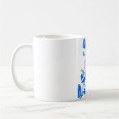紫色のバラ コーヒーマグカップ (左)