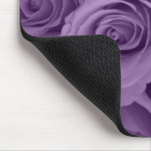 紫色のバラ マウスパッド (コーナー)