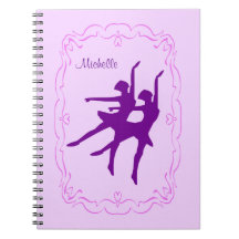 紫色のバレリーナのダンス