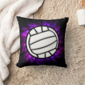 紫色のバレーボール クッション (ブランケット)