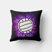 紫色のバレーボール クッション (裏面)