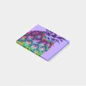 紫色のパイナップル ポストイット (アングル)