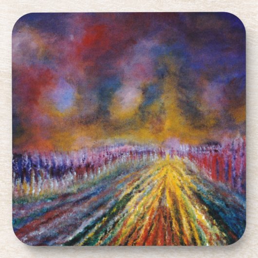 紫色のパス コースター (正面)