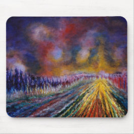 紫色のパス マウスパッド