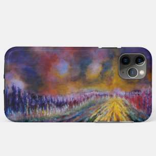 紫色のパス iPhone 11 PRO MAXケース