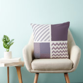 紫色のパターン クッション (椅子)