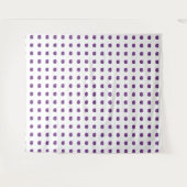 紫色のパターン タペストリー (正面(横))