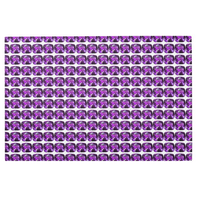 紫色のパターン メタルプリント (正面)