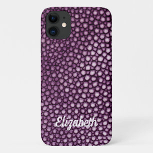 紫色のパターン iPhone 11 ケース