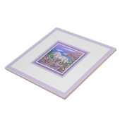 紫色のパラダイスセラミックタイル タイル (側面)