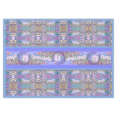 紫色のパラダイステーブルクロス テーブルクロス (正面(横))