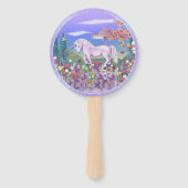 紫色のパラダイスハンドファン ハンドファン (裏面)