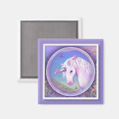 紫色のパラダイスマグネット マグネット (正面/裏面)