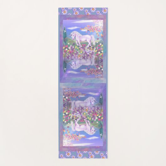 紫色のパラダイスヨガマット ヨガマット (正面)