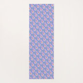 紫色のパラダイスヨガマット ヨガマット (裏面)