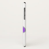 紫色のパンジーのiPhoneの箱 Case-Mate iPhoneケース (裏面/左)