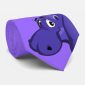 紫色のヒッポタイ ネクタイ (ロール)