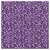 紫色のヒョウ柄 ファブリック (クローズアップ)