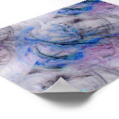 紫色のヒント ポスター (角)