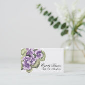 紫色のビオレット名刺 名刺 (スタンド正面)