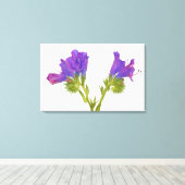 紫色のビパーブグロス(平皮外膜) キャンバスプリント (インサイチュ (ウッドフロア))