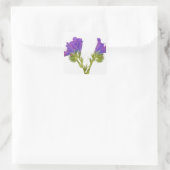 紫色のビパーブグロス(平皮外膜) スクエアシール (バッグ)