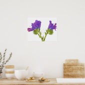 紫色のビパーブグロス(平皮外膜) ポスター (キッチン)