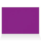 紫色のビュッフェメニューテントまたはテーブルカード (内部横(上))