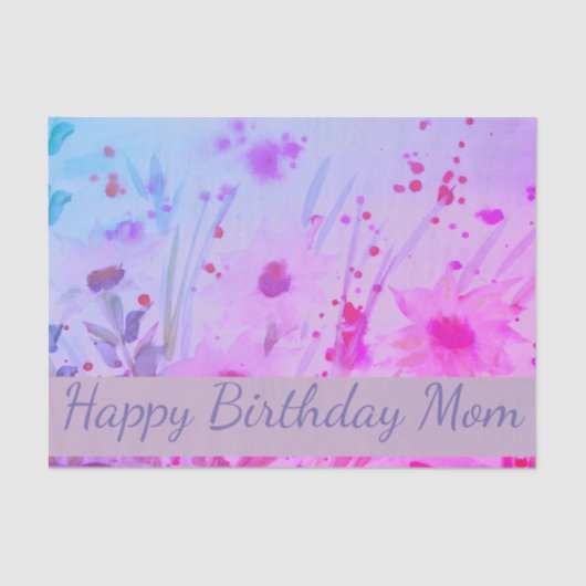 紫色のピンクとマウーブ 薄葉紙 (正面)