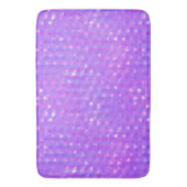 紫色のピンクのトレンディー三角形ジオメトリパターン バスマット (正面縦)