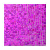 紫色のピンクのモザイク – 美しい抽象芸術- エレガント タイル (正面)