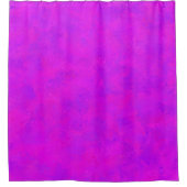 紫色のピンクの抽象芸術パターン シャワーカーテン (正面)