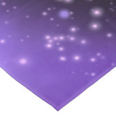 紫色のピンクの星空の夜に象のテーブルクロス テーブルクロス (アングル)