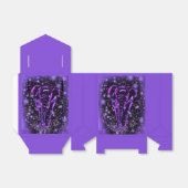 紫色のピンクの星空の夜に象の好意の箱 フェイバーボックス (折り畳みなし)