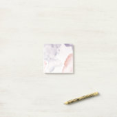 紫色のピンクの水の色を投稿Itメモ ポストイット (デスク上)