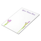 紫色のピンクの虹彩 ノートパッド (アングル)