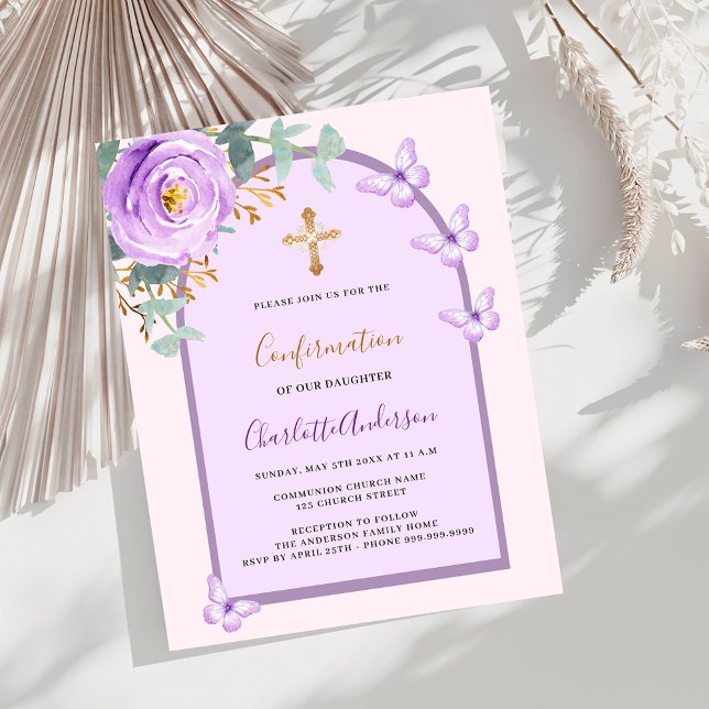 紫色のピンクの蝶アーチ予算確認 (クリエイターアップロード済み)