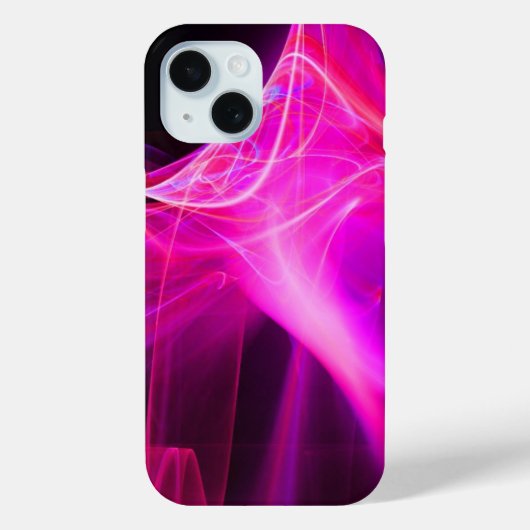 紫色のピンク色の明るい赤紫色 Case-Mate iPhoneケース (裏面)