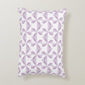 紫色のピンホイール アクセントクッション (裏面(縦))