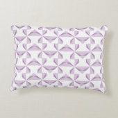 紫色のピンホイール アクセントクッション (裏面)