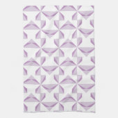 紫色のピンホイール キッチンタオル (縦)