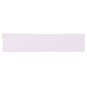 紫色のピンホイール ショートテーブルランナー (横)