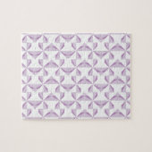 紫色のピンホイール ジグソーパズル (横)