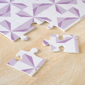 紫色のピンホイール ジグソーパズル (側面)